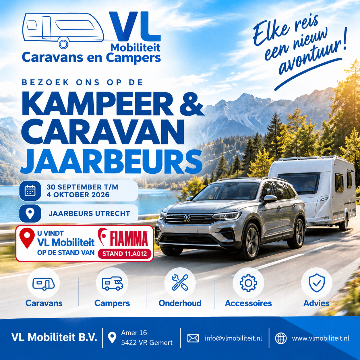 Kampeer & caravanbeurs jaarbeurs